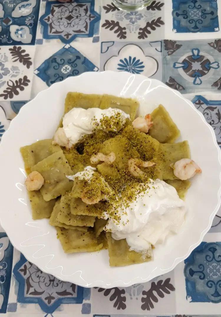 Ricetta Ravioli al pistacchio rivisitati di santonocito.rosario