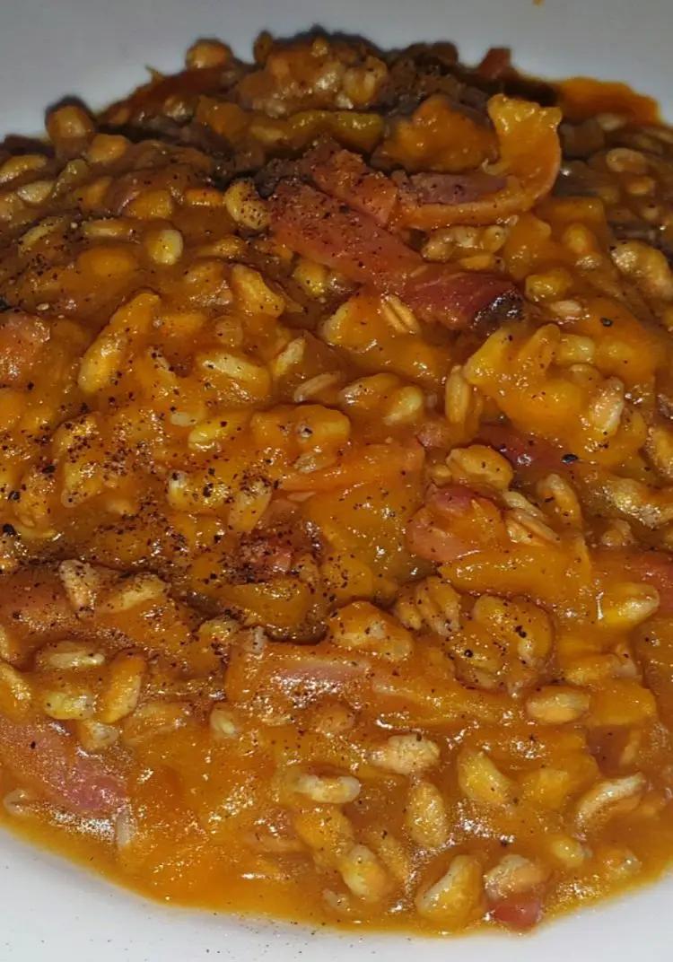 Ricetta Farro, zucca e speck 🧡 di InCucinaConAlessia