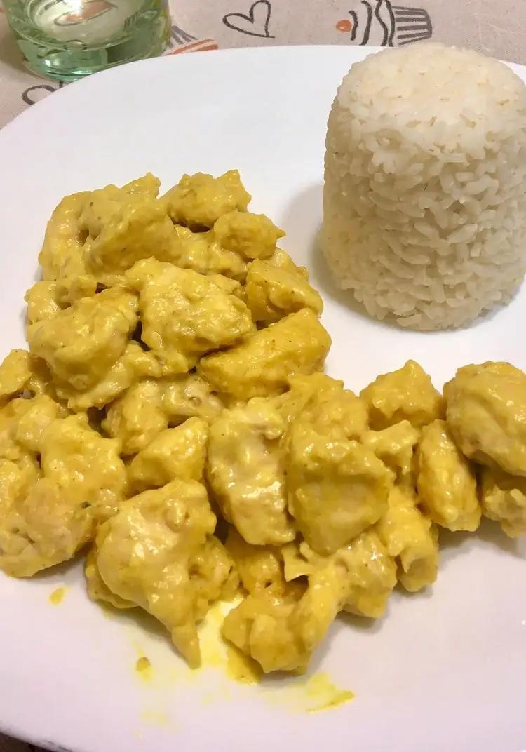 Ricetta Pollo al Curry con Riso di gioarmeli