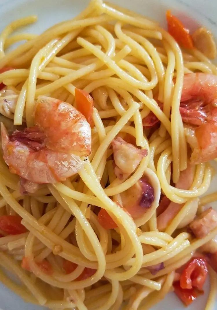 Ricetta Spaghetti ai frutti di mare di cocolicchioilenia