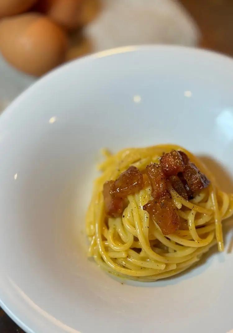 Ricetta Spaghetti alla carbonara di lingegneredellapizza
