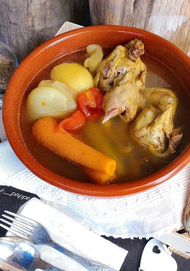 Ricetta Brodo di quaglie di pupiepappe