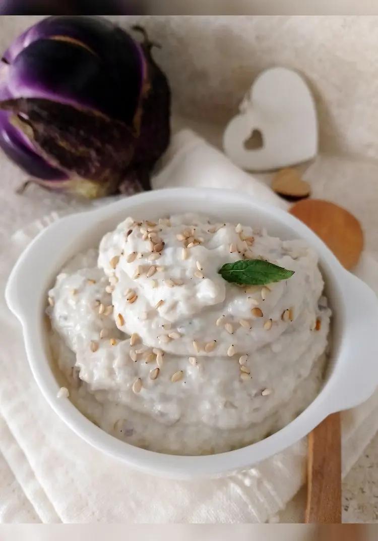 Ricetta CREMA DI MELANZANE E YOGURT GRECO di pupiepappe