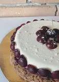 Immagine del passaggio 3 della ricetta Crostata al caffè con crema al mascarpone e ciliegie