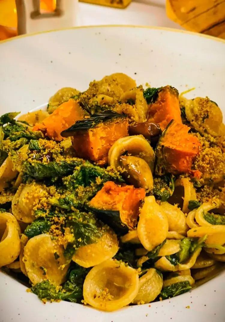 Ricetta ORECCHIETTE ALLE CIME DI RAPA🌿E ZUCCA🧡 di chiara_healthytales