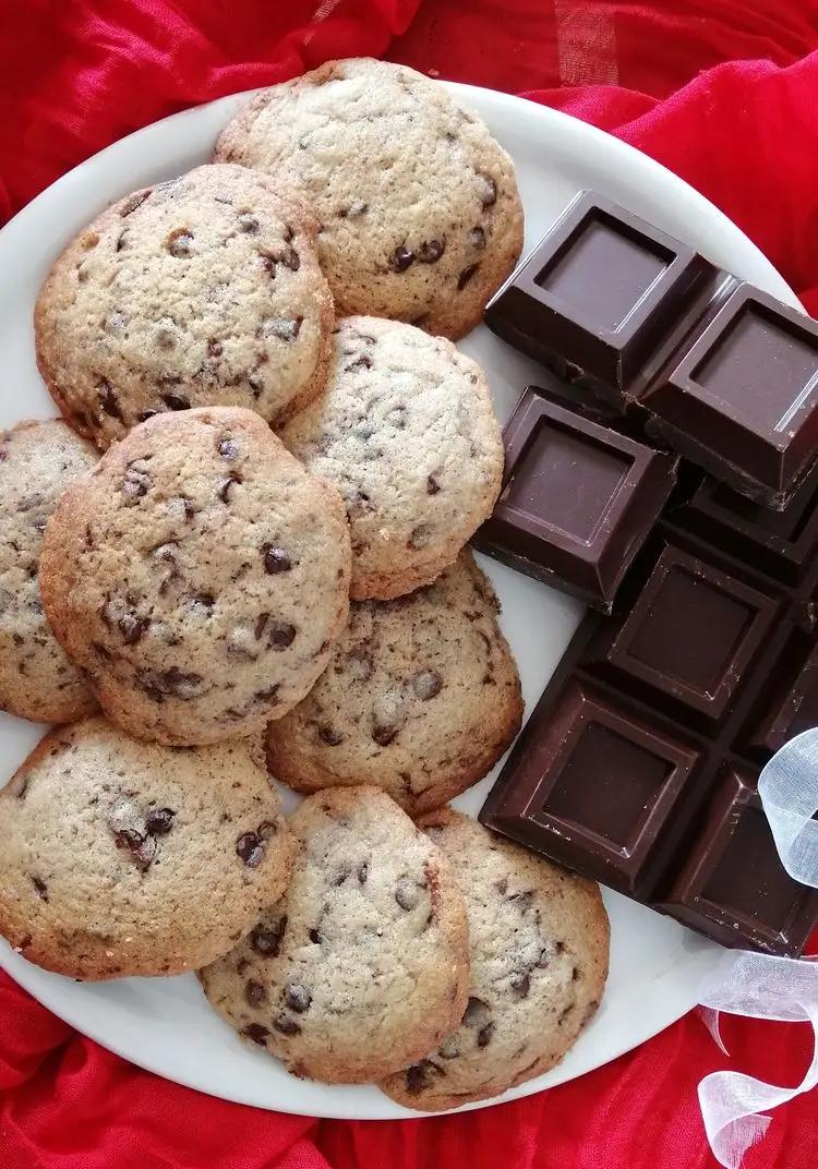 Ricetta Cookies con gocce di cioccolato. di lia.e.chia