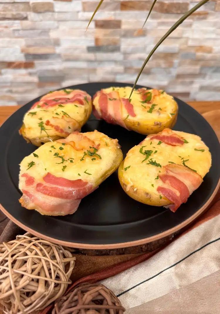 Ricetta Patate ripiene con gorgonzola e bacon di lia.e.chia