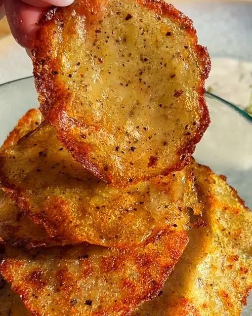 Ricetta Chips di patate al forno di Burrataepistacchi