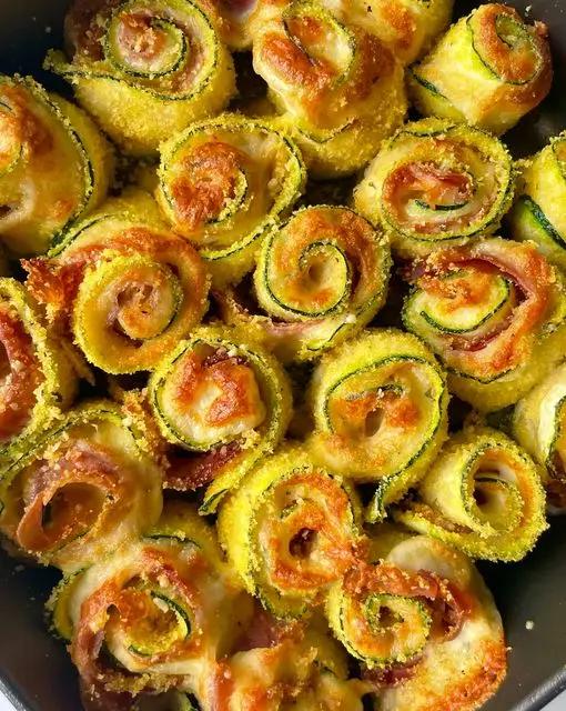 Ricetta Rotolini di zucchine panati con prosciutto e formaggio di ilmiopiattoacolori