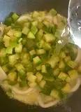 Immagine del passaggio 9 della ricetta “Riso alla stregattami”
con Curcuma, Calamari, Zucchine e Crema di Patate 👩🏻‍🍳