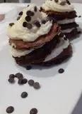 Immagine del passaggio 1 della ricetta Pancake al cioccolato con crema al cocco