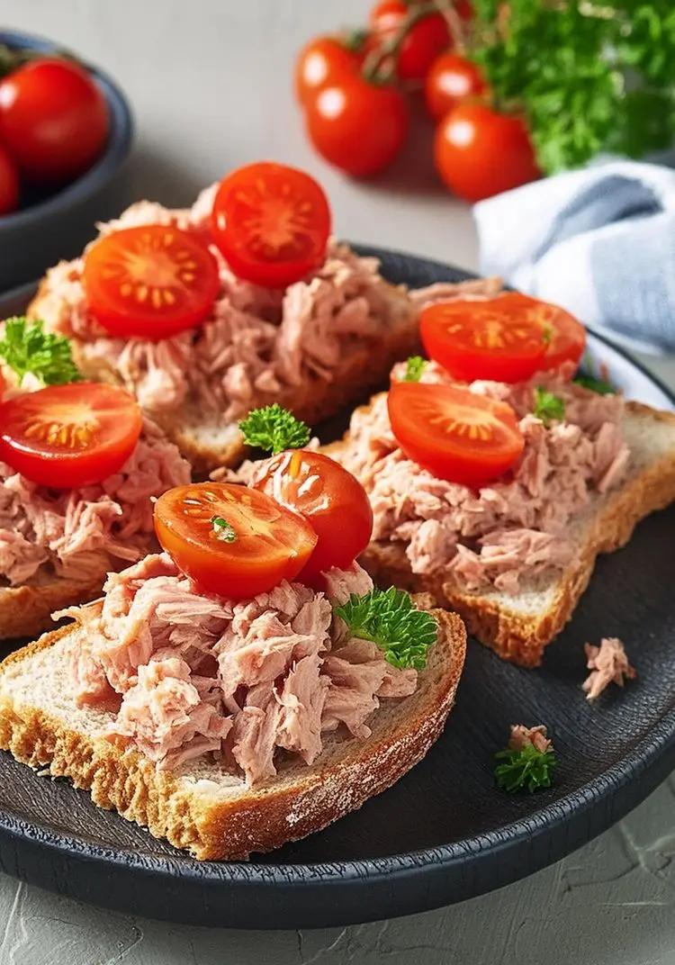 Ricetta Pane integrale con tonno e pomodorini di elena.bondenari