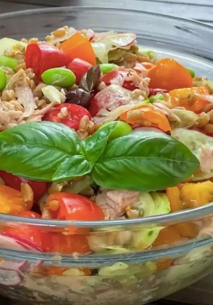 Ricetta Insalata di farro tonno e verdure di Magno