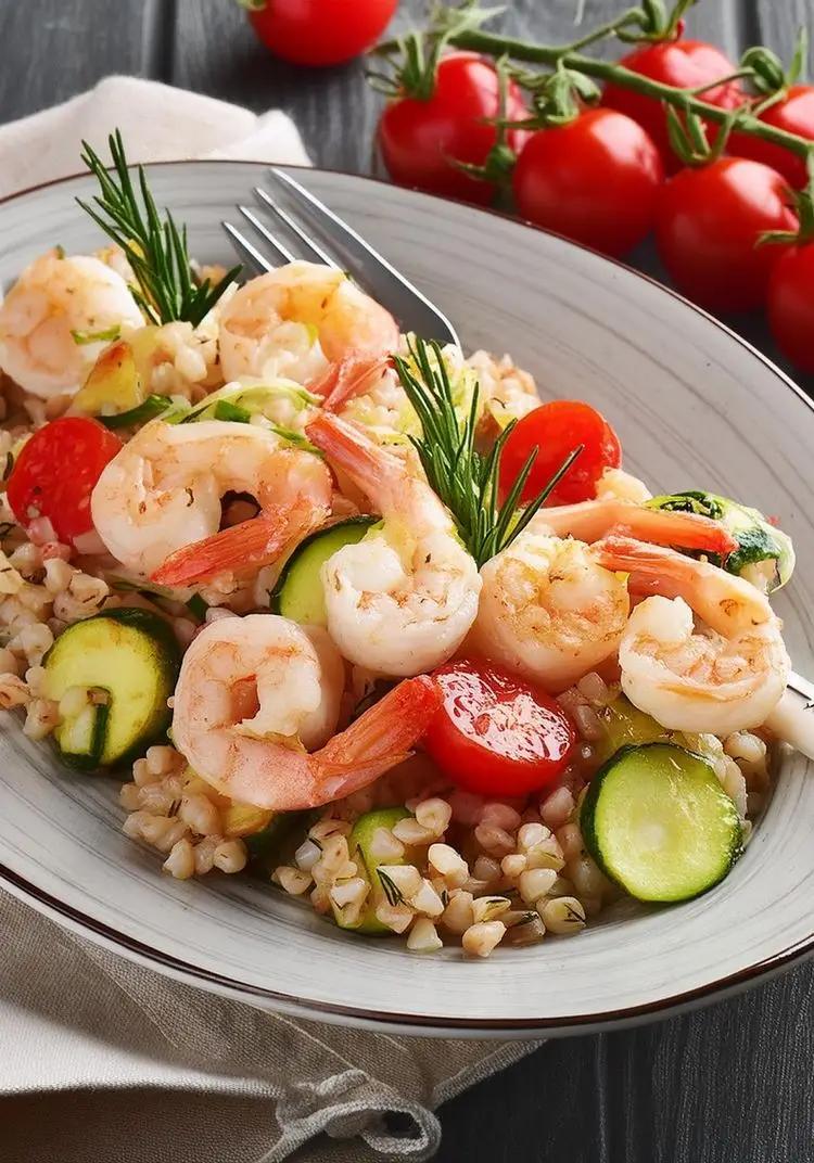 Ricetta Orzo con gamberetti, zucchine e pomodorini di loredana_grieco