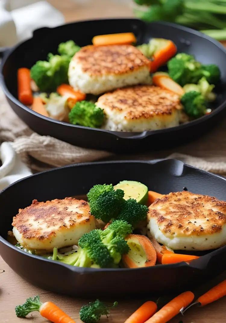 Ricetta Burger di merluzzo con broccoli e carote di eltamain