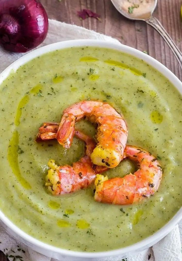 Ricetta Vellutata di zucchine allo zafferano con gamberi di matteo_capone