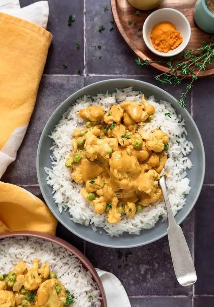 Ricetta Riso con bocconcini di soia e cavolfiore al curry di eltamain