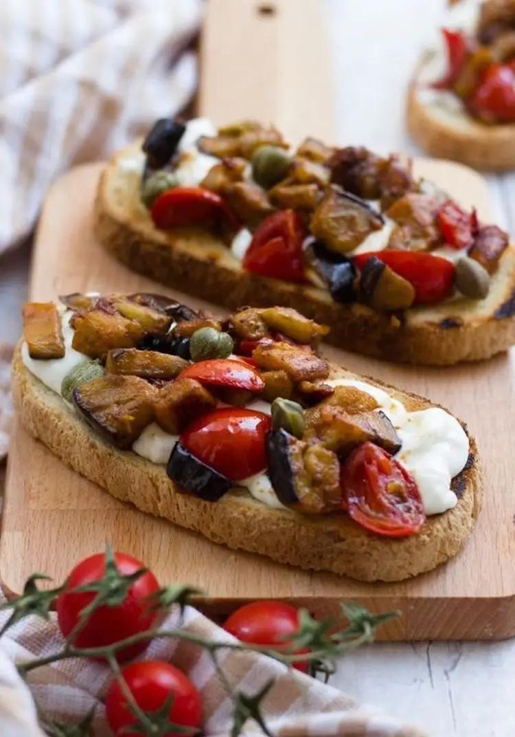 Ricetta Bruschetta con stracchino e melanzana di francesca_manzo