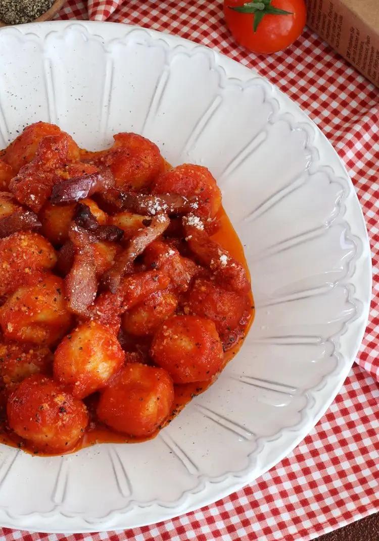 Ricetta Gnocchi all'Amatriciana di profumodilimoniblog