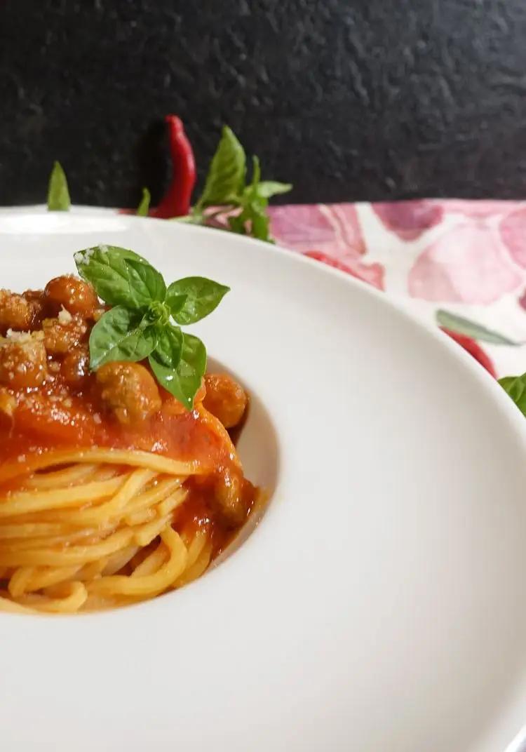 Ricetta Spaghetti alla chitarra con le pallottine (cucina tipica teramana) di carlalacontessina_