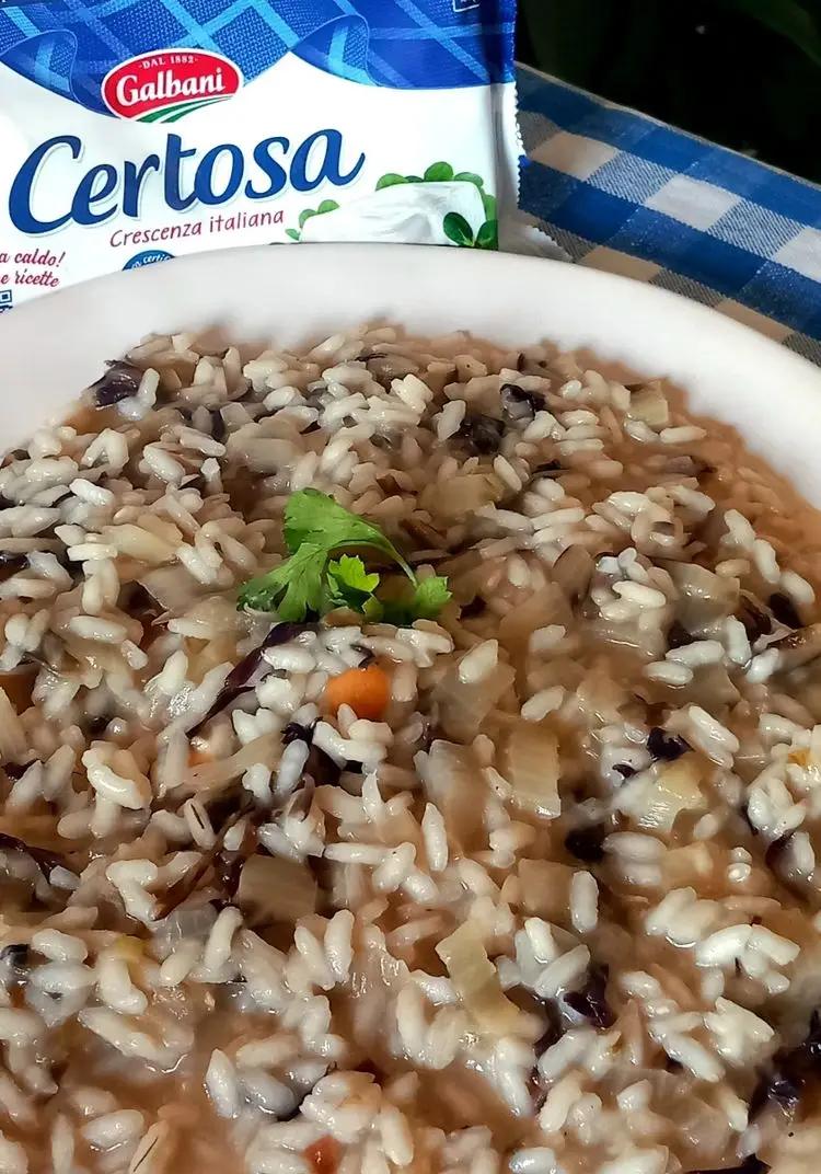 Ricetta Risotto al radicchio e certosa di clarasales