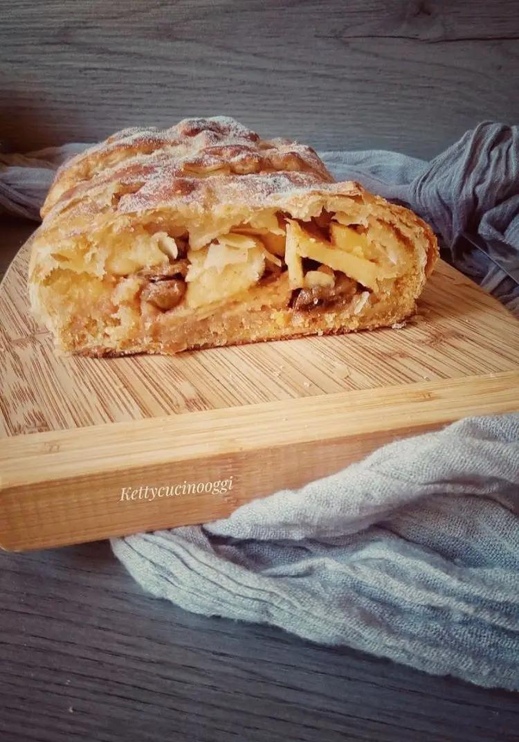 Ricetta STRUDEL DI MELE ALLE MANDORLE E NOCI PECAN di kettycucinooggi