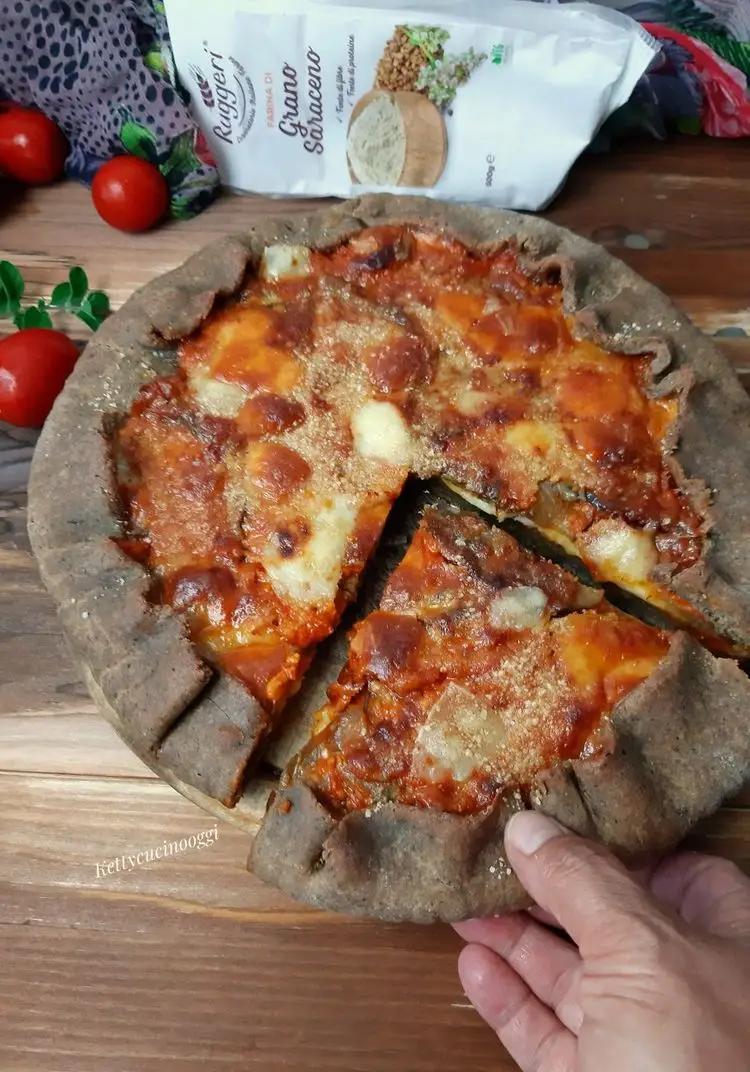 Ricetta GALLETTA DI GRANO SARACENO ALLA PARMIGIANA di kettycucinooggi