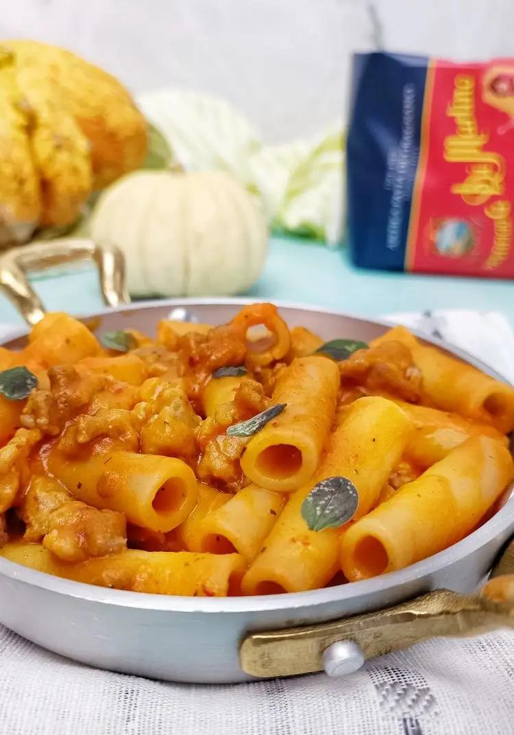 Ricetta ZITONI CON ZUCCA SALSICCIA E 'NDUJA di kettycucinooggi