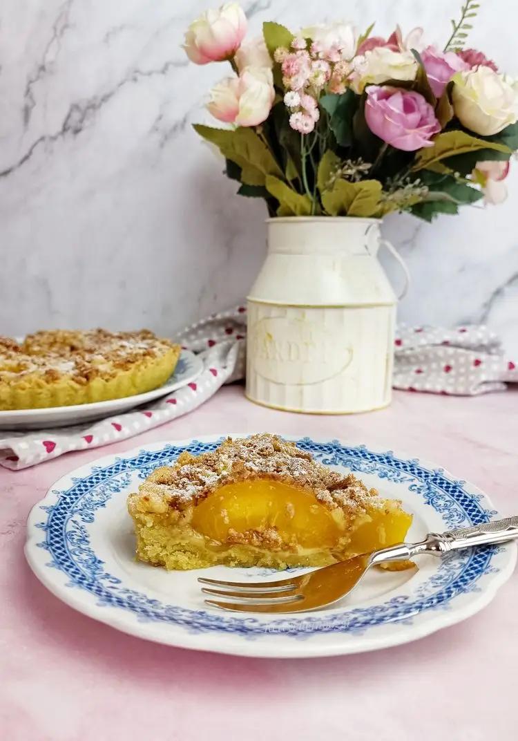 Ricetta BRISOLONA CON PESCHE E AMARETTI di kettycucinooggi