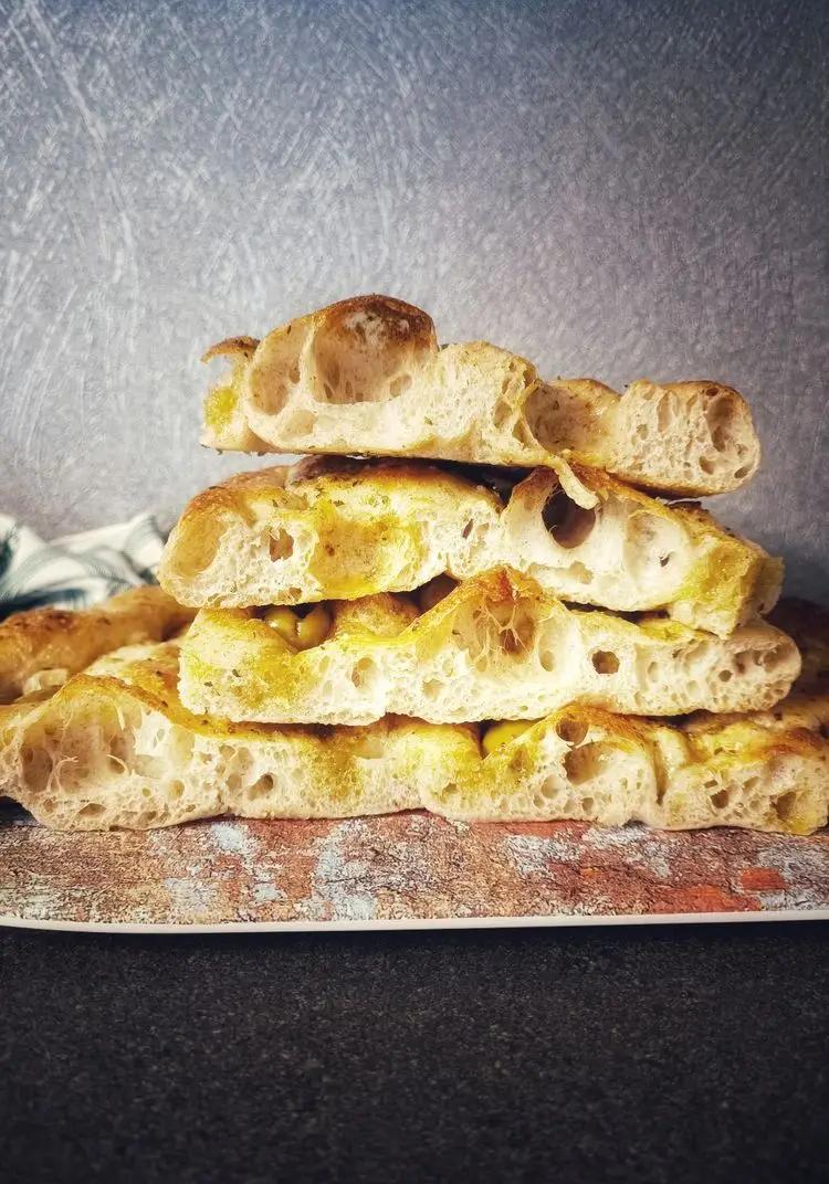 Ricetta Focaccia alle olive lunga lievitazione di kettycucinooggi