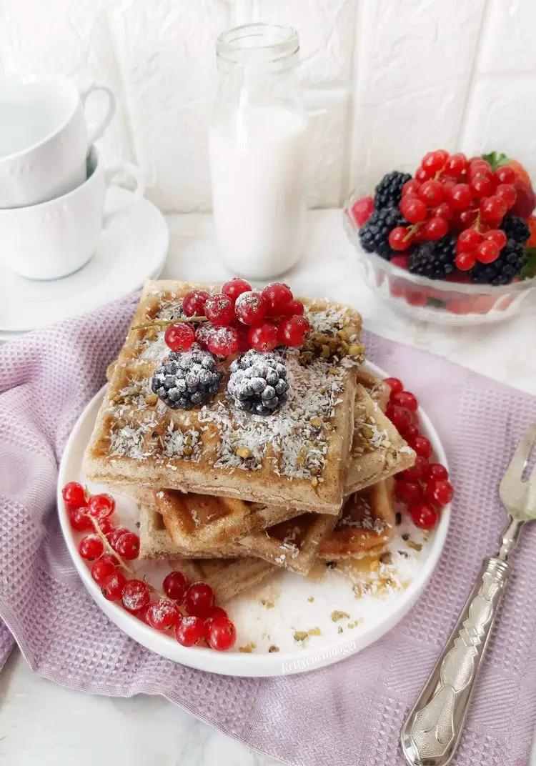 Ricetta WAFFLES CON FARINA DI FARRO di kettycucinooggi