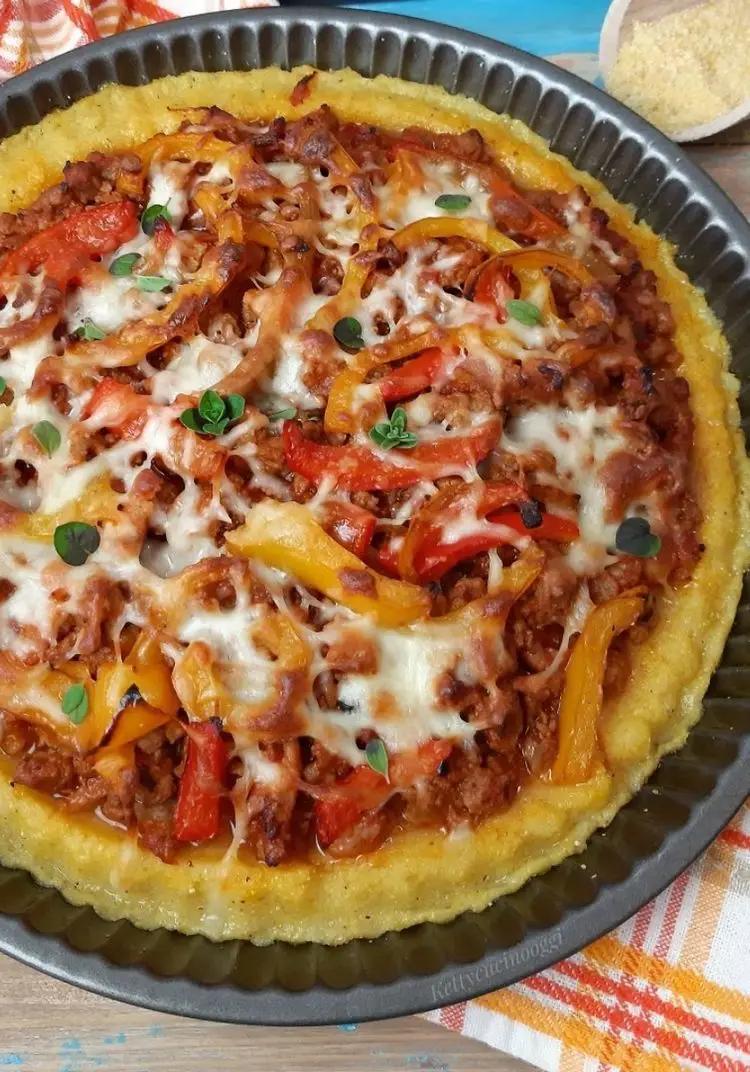 Ricetta CROSTATA DI POLENTA SALSICCIA E PEPERONI di kettycucinooggi