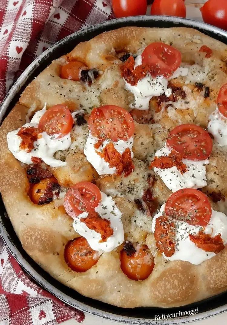 Ricetta PIZZA SENZA IMPASTO CON LICOLI di kettycucinooggi