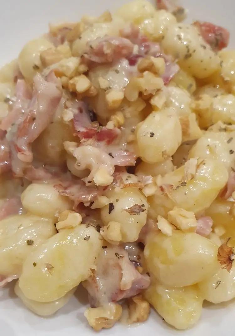 Ricetta Gnocchi con speck,gorgonzola e noci di chiaraskitchen_