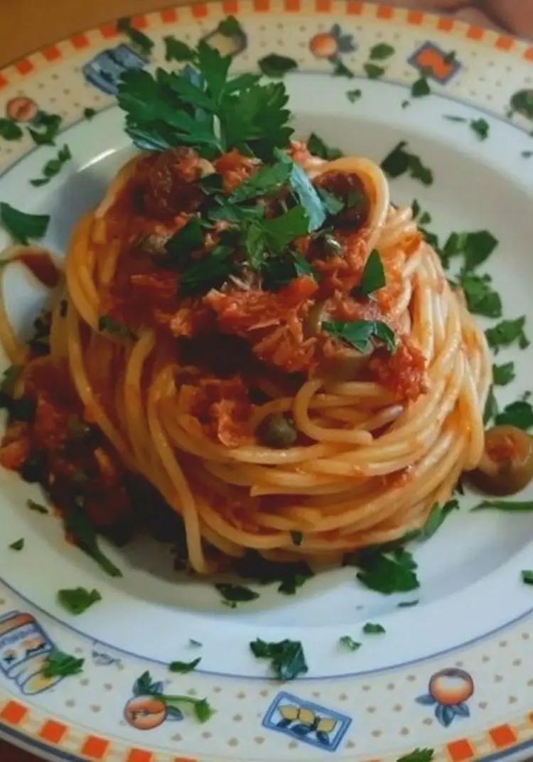 Ricetta Spaghetti mediterranei di samantha34