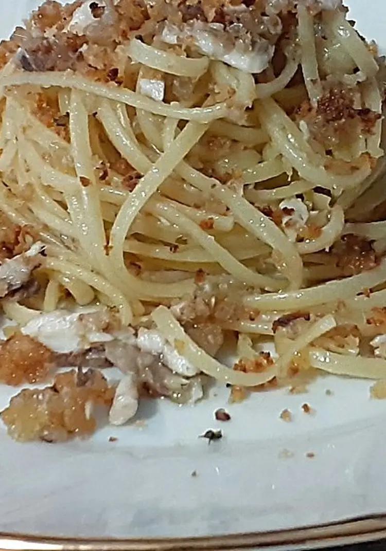 Ricetta Pasta con alici fresche e mollica di saporiedintornigs