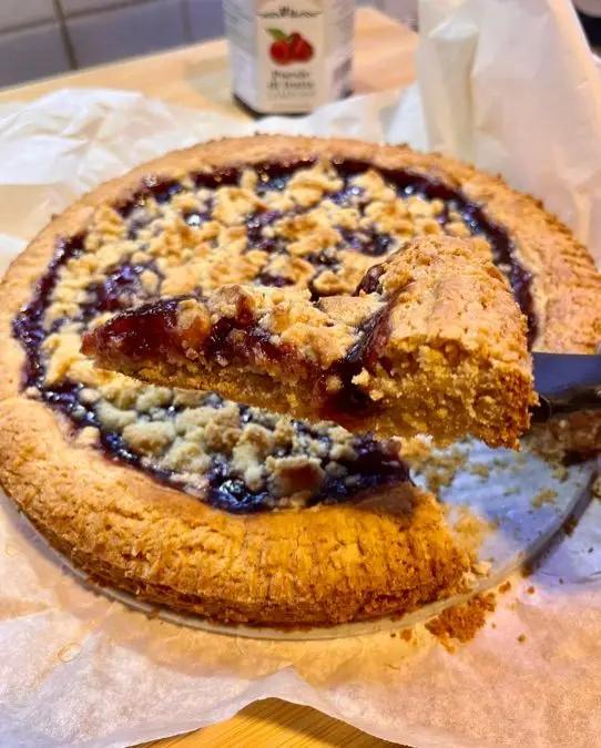 Ricetta Torta Crostata con confettura extra di lamponi senza glutine di giadaconti