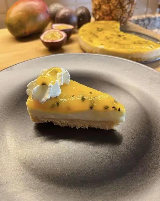 Ricetta Cheesecake al mango e frutti della passione di giadaconti