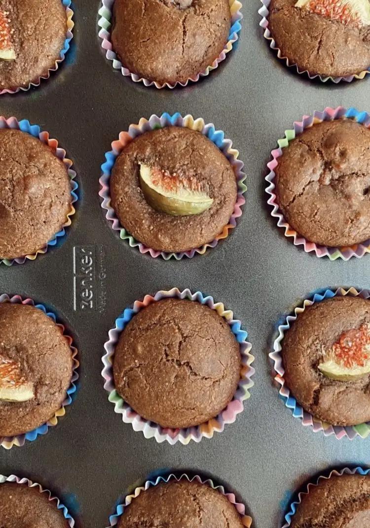 Ricetta Muffin al cacao, rum, fichi e mandorle SENZA GLUTINE di giadaconti