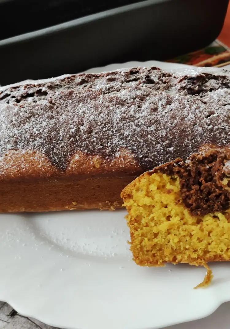 Ricetta Plumcake bicolore alla zucca di piera24