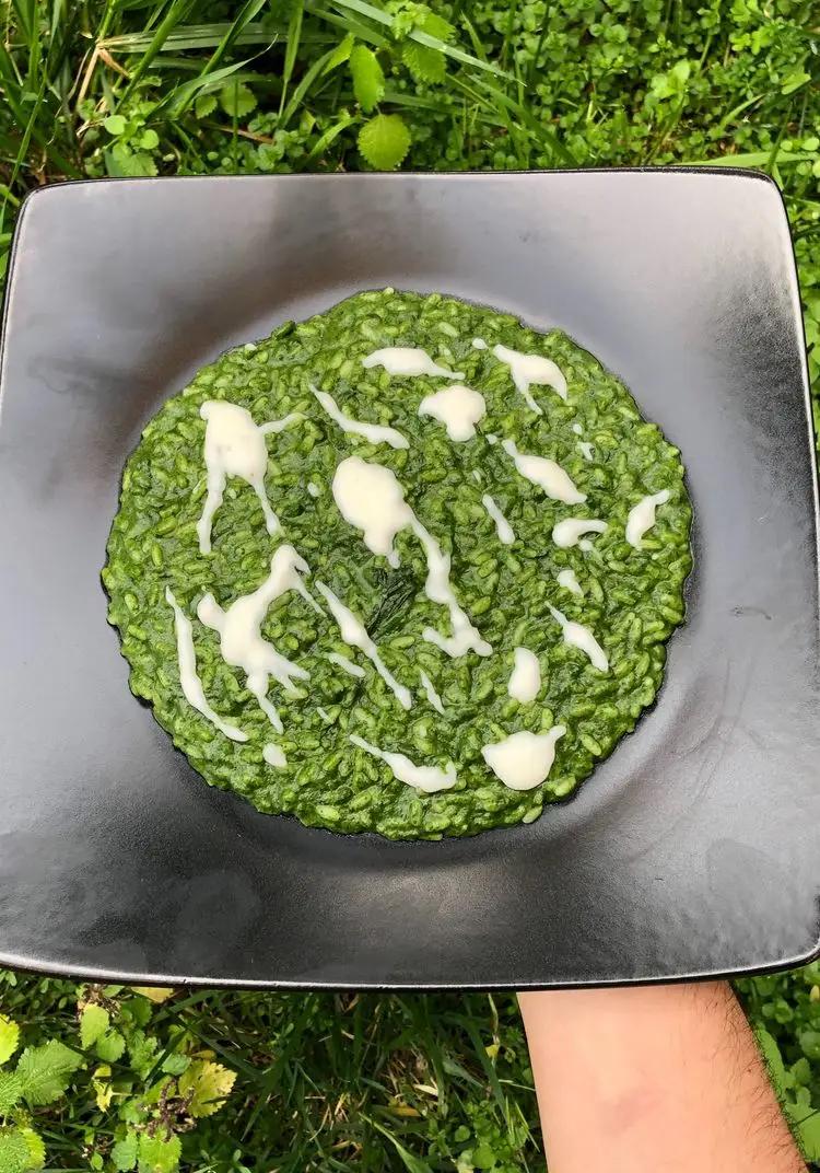 Ricetta Risotto 🌾 con crema di spinaci 🌿 e besciamella al pecorino 🧀 di guidoantonizzi