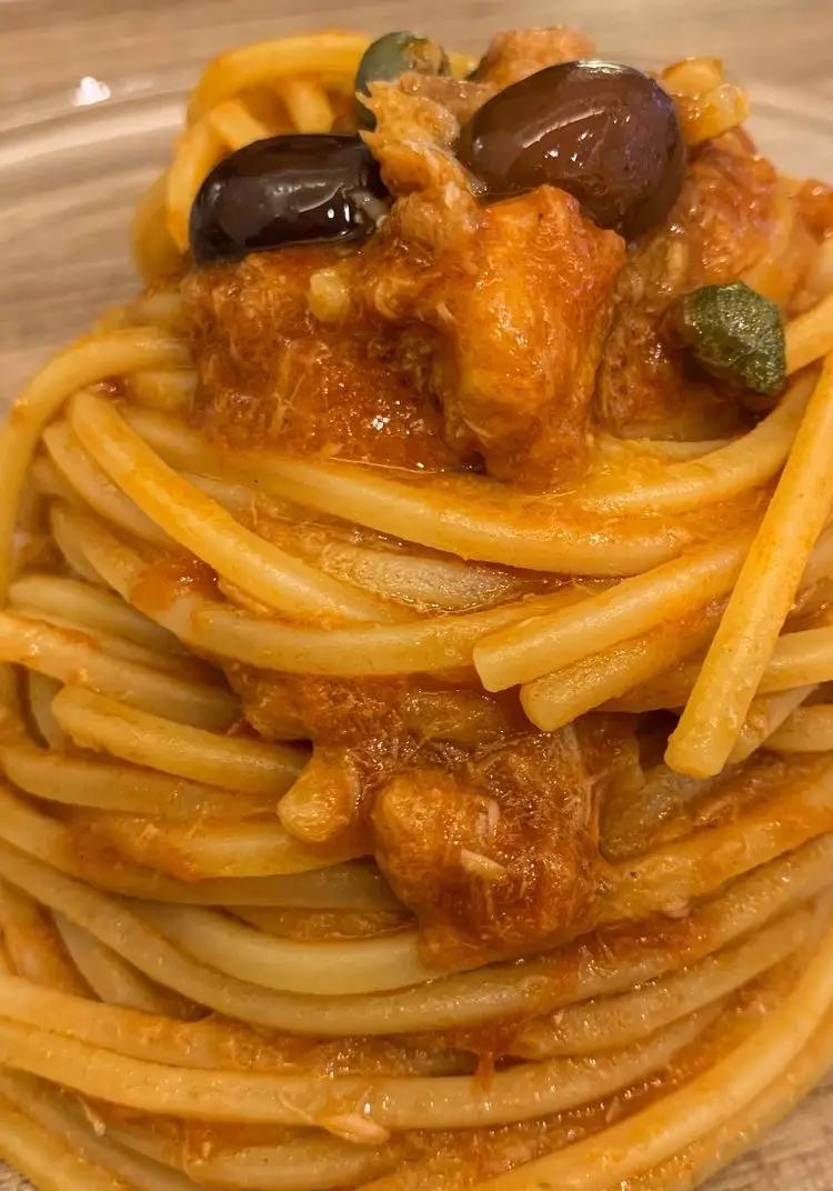 Ricetta Spaghetti tonno e olive di maccaro_paraosteria