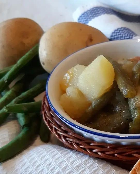 Ricetta Minestra patate e fagiolini di peppoalt