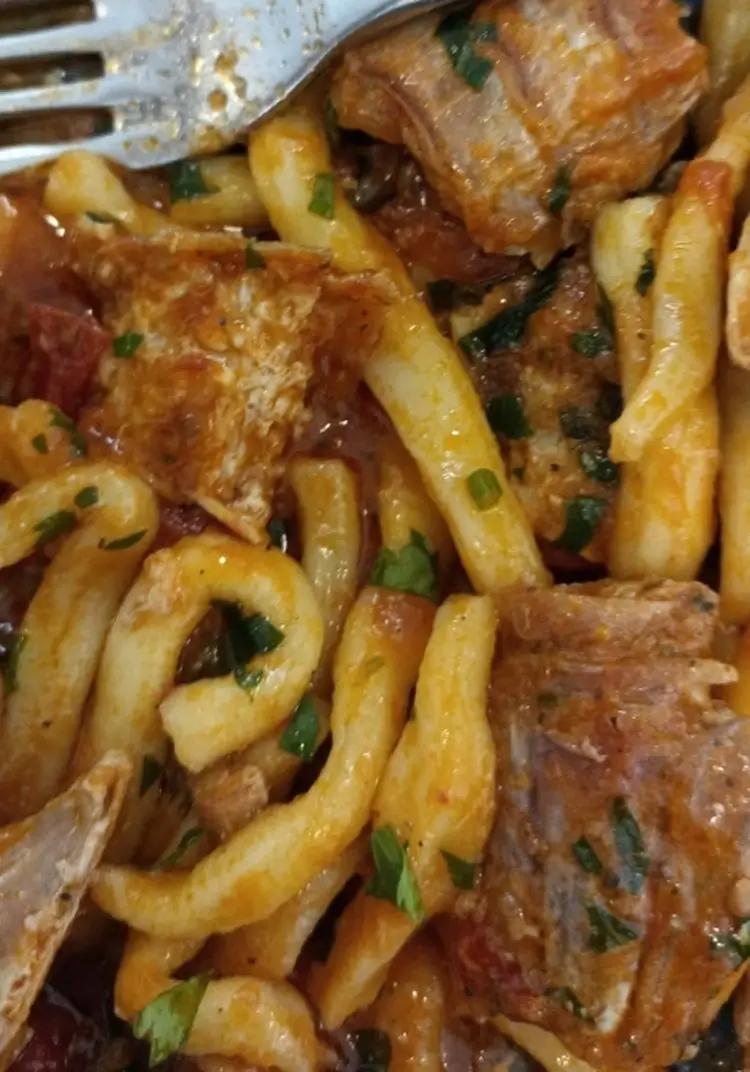 Ricetta Scialatielli al sugo di canocchie o pannocchie di Che_mangiamo_oggi