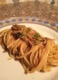 Immagine del passaggio 7885 della ricetta Spaghetti crema di zucchine e tonno croccante