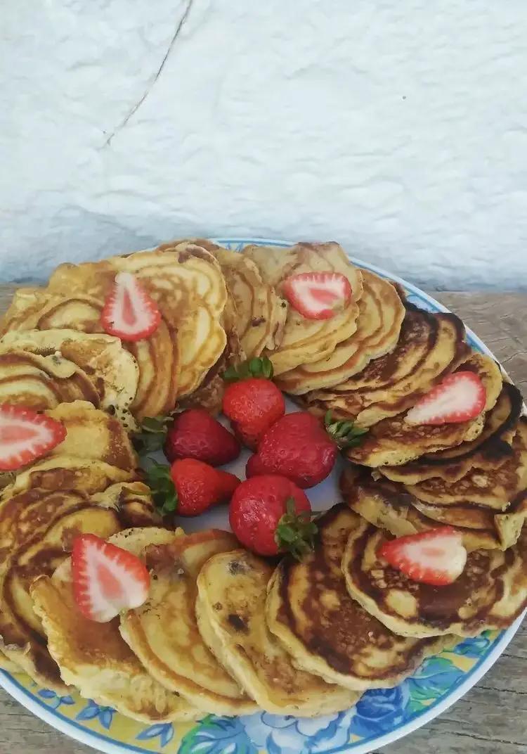Ricetta Pancake agli agrumi, gocce di cioccolato e fragola di Love_food_puglia_italy
