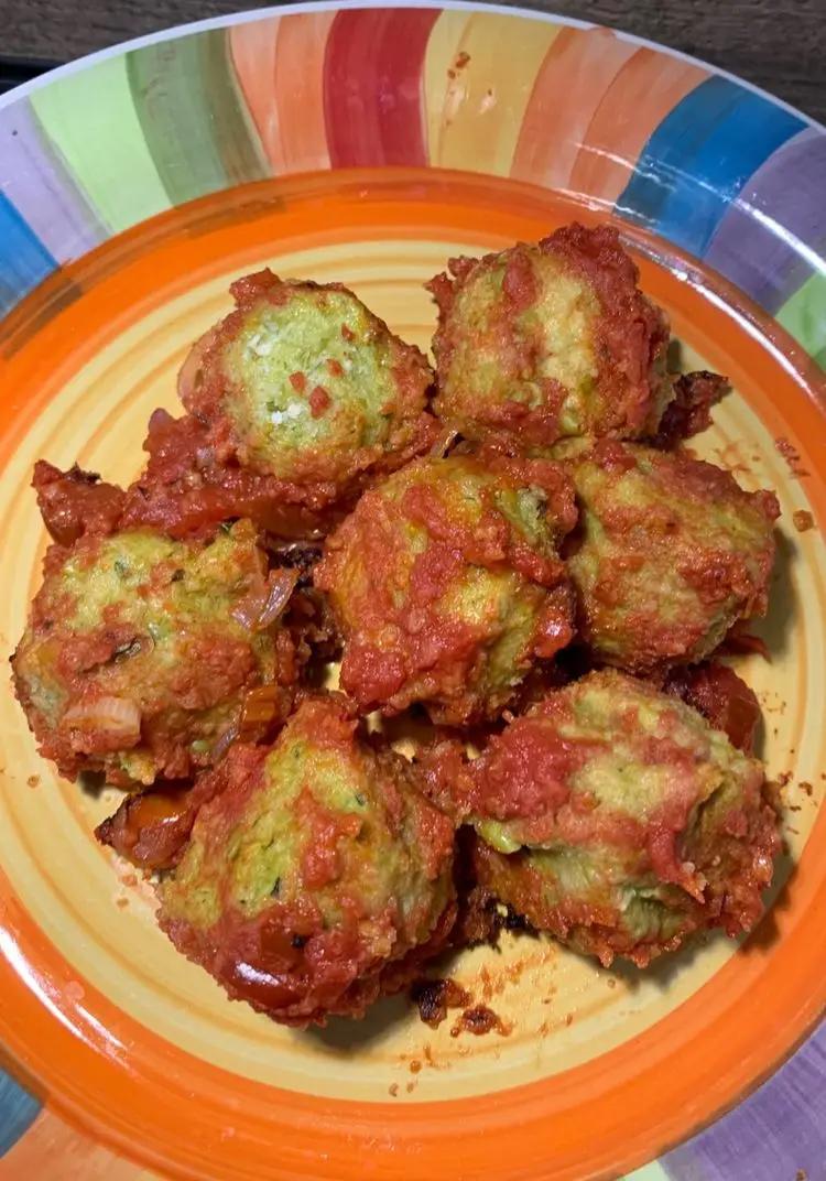 Ricetta Polpette di piselli al sugo di monidipastafrolla