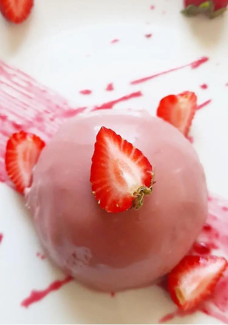 Ricetta Semisfera gelato ruby, lampone, fragole con cuore fondente!💖💖💖 di dianacorradetti