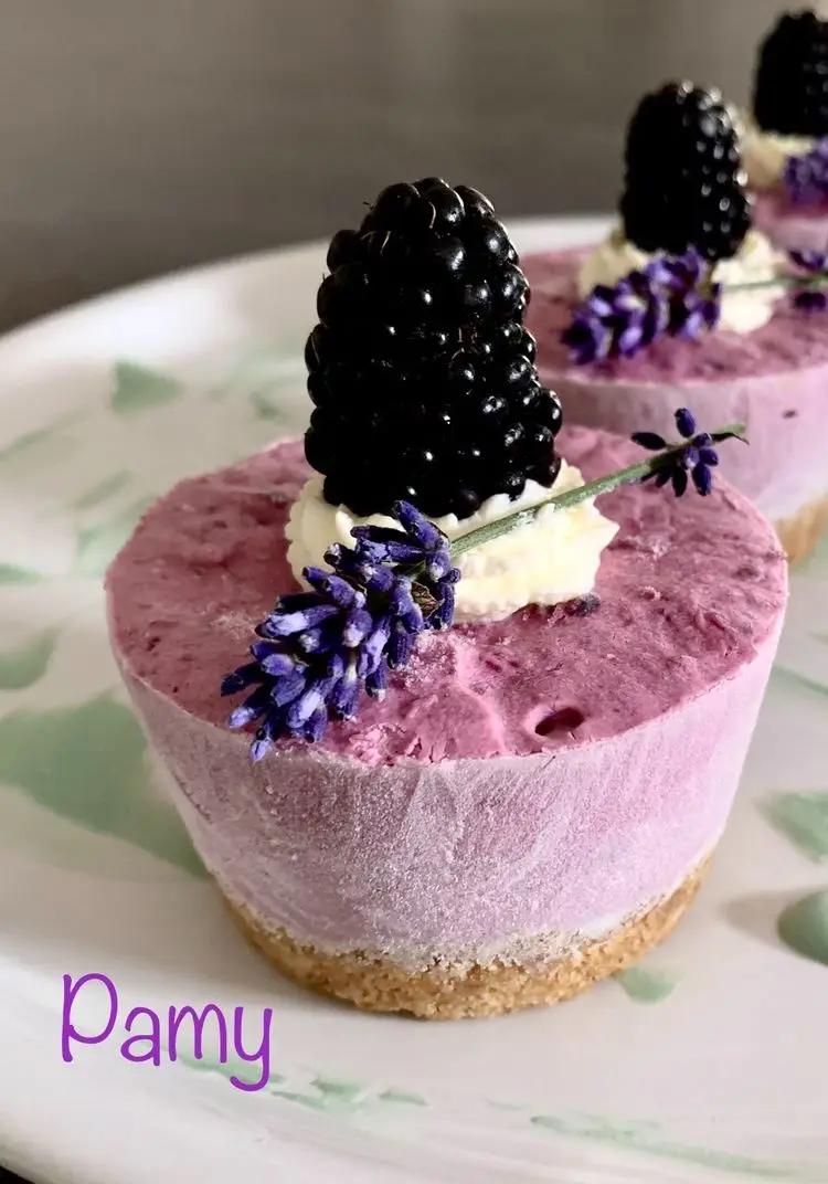 Ricetta Mini Cheesecake lavanda e more di c77pamy