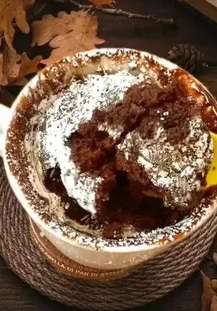 Ricetta Brownie Mug Cake alla Crema Pan di Stelle di Ortensio